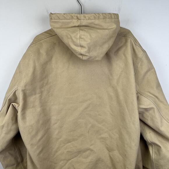 90s Carhartt Heavyweight Zip-Up Hoodie - Work Style Vintage - Picture 4 of 5